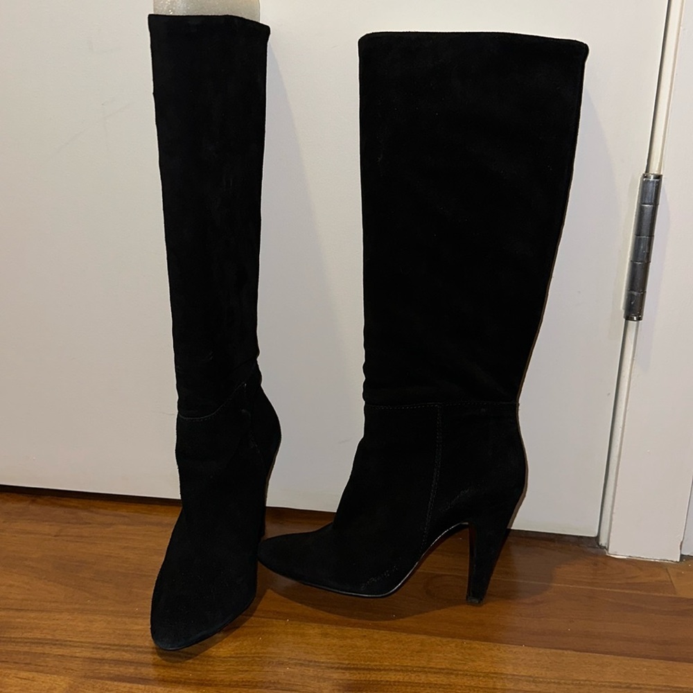 Steve Madden Sienah black suede boots